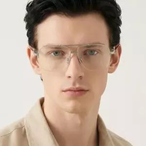 티타늄 안경테 VPP063W 0589 사각 반무테 은테 투브릿지 명품 PLEIN ROCK SUPERHERO