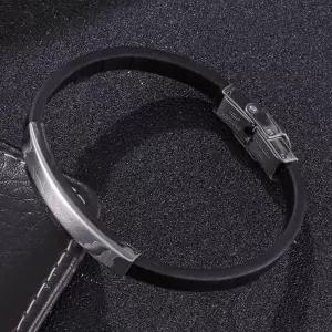 패션팔찌 브링리 커플 우정 스텐 실리콘 레이어드 슬림 팔찌 패션브레이브슬릿