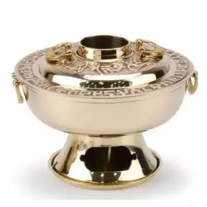 유기 방짜유기 신선로 유기냄비 놋그릇 궁중 전골 냄비 중