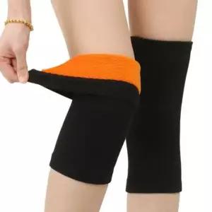 무릅보호대 여성 겨울 방한 기모융털 스판 무릎보호대 레그워머