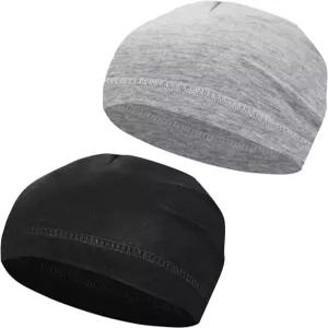 Kninmdor 코튼 스컬 캡 경량 여름 비니 모자 수면 슬로우시 얇은 케모 러닝 헬멧 라이너