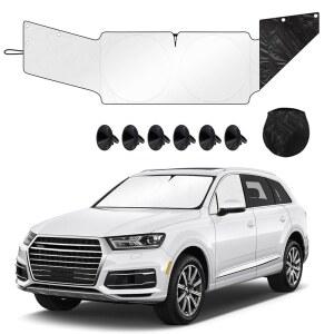 햇빛 가리개 전면 측면 자동차 앞유리 바이저 액세서리 보호 프라이버시 자외선 태양열 커버 보호대 차단 창문 내부 차량