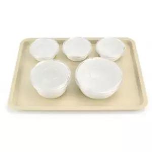 대접 병원용 식판 배식판 성인 나눔 3찬 화이트