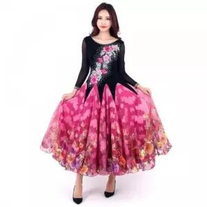 MDSET500 골드 모던드레스 재즈스커트 여성 스타일 시즌 나이트 테마 멋진 모던댄스 호피 허리 라인 팬츠