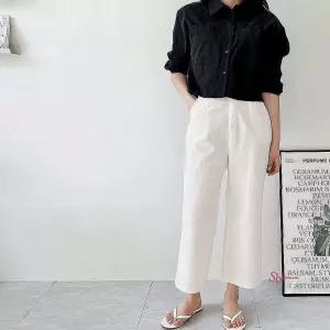 여름 마바지 일자바지 9부바지 통바지 포켓 린넨klm384