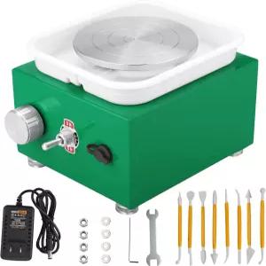 덱스칩 미니 도자기 휠 분리형 분지가 있는 전동 포터의 속도 조절 가능한 2000RPM 내구성이 뛰어난 4인치