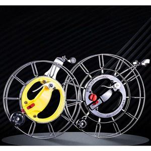 티안위플라이 스테인리스 연줄릴 대형손잡이 범용 7세대 안전브레이크 합금대형범용 23cm