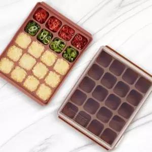 이유식큐브20구 2P 다진마늘보관 얼음틀 이유식준비물 소분트레이