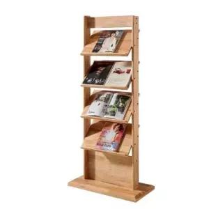 원목 잡지꽂이 매거진랙 스타일 진열대 팜플렛 리플렛