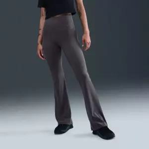 나이키바지 RQA FV7922-036 젠비 여성 하이웨이스트 플레어 레깅스