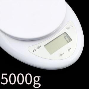 5kg/1g 전자 저울 휴대용 디지털 LED 디스플레이 음식 무게 측정 주방 베이킹 도구
