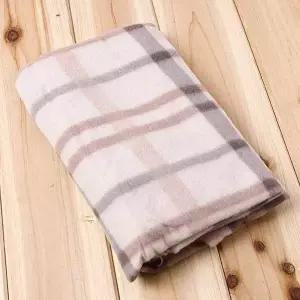 TBZ 포근한 체크 무릎담요 110cm 감각적디자인 비행기담요