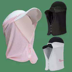 선가드 부착 2P 햇빛가리개 햇볕 모자abc295