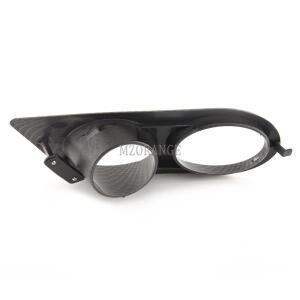 BMW E46 M3 2001-2006 용 카본 안개등 커버 카바 광택 유광 블랙 그릴 프레임 서라운드 에어 덕트 램프 후