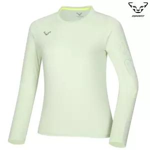 매장정품 DYNAFIT 다이나핏 여성 벤트 빅로고 기능성 긴팔티 YWP24246G4 1363801