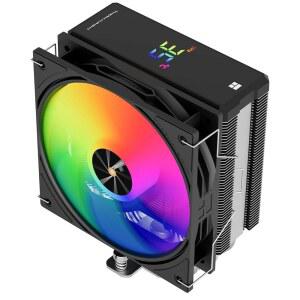 [미국배송] 써멀라이트 어쌔신 X 120R 디지털 ARGB 블랙 CPU 에어쿨러 2000RPM 속도 히트파이프 4개 12CM 조용한 PWM 팬 쿨러 스크린 상단 커버 AM4 / AM5용 인텔 LGA1700 1851 1150 1151 1200용
