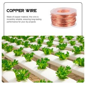 40m 분재 와이어 1mm 식물 지원 구리 스테이크 정원 액세서리 전기 문화 코일 안테나