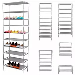 신발장 5층 부직포 랙 스토리지 캐비닛 선반 수납장