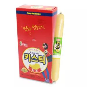 키스틱 치즈 소시지 600g(10개입)x8통 1박스 단체 어린이 사무실 간식 안주 소세지 선물