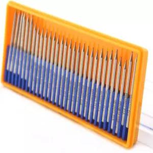 징글링 다이아몬드 연삭 비트 1mm 구형 헤드 카빙 볼 버 팩 30개