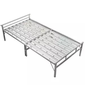 철제 침대프레임 접이식 싱글 베드 고시원 기숙사 깔판 침대 슈퍼싱글 프레임 철제침대
