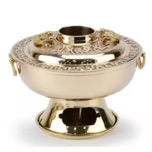 궁중전골 방짜유기 신선로 유기냄비 놋그릇 궁중 전골 냄비 소