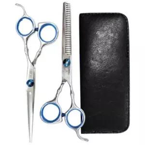 [반려] 틴닝가위 애견미용 일자가위 셀프미용 세트 도금볼트