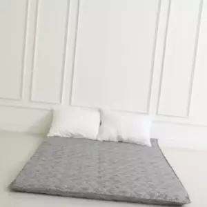 (다올)더크린 극세사 바닥요매트 퀸2인용 그레이 (요커버 요솜)