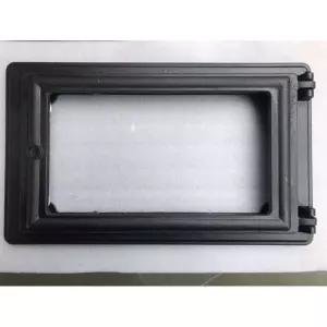 난로문 손잡이 아궁이 불문 장작 마개 유리 벽난로문 도어