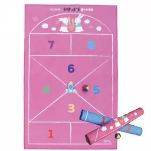 사방치기 놀이 매트 오재미 포함