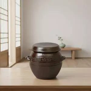 영암 현관 액운 방지 소금 단지 풍수 인테리어 장독 항아리 3호