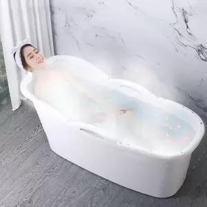 1인 목욕탕 반신욕조 욕조 120cm 대형 이동욕조 플라스틱 140cm