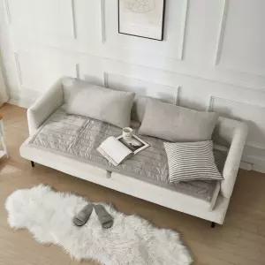 [르헤브] 솔리드 극세사 쇼파패드 3인용