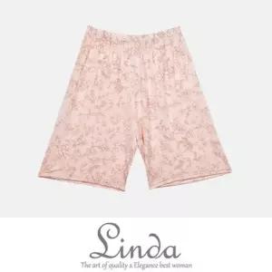 쾌적한 인견 플라워 여성용 5부 슬립 바지 0015un 슬립 슬립바지 슬립5부 인견슬립