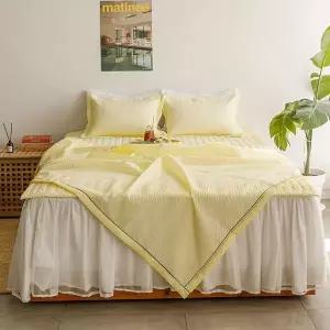 [NS홈쇼핑][르헤브] 샤르베 시원한 여름 이불 시어서커 얇은 홑이불 SS..[35842386]