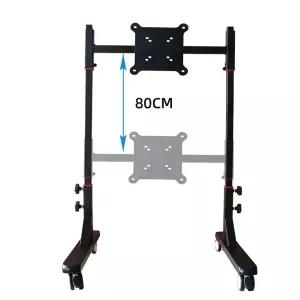 레이싱 시뮬레이터 모자 LCD 스탠드 TV 거치대 이동식