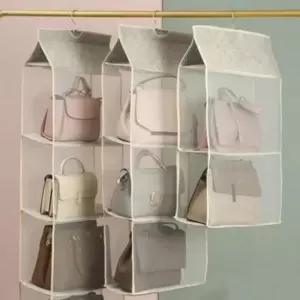 [생활] 정리함 수납 거치대 4단 가방 모자 핸드백 보관함