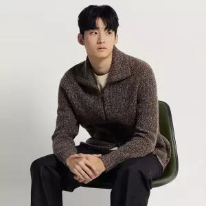 매장정품 BEANPOLE 빈폴 [빈폴] 트위드 멜란지 카디건 브라운 (BC5Y5AC43D) 1417088