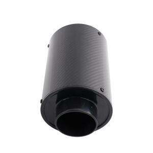 카본 냉기 필터 피드 밀폐형 흡기 유도 파이프 호스 키트 범용 호환 자동차 차량용 3인치