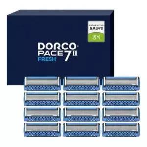 면도기 도루코 페이스7 투 프레쉬 면도날 12개