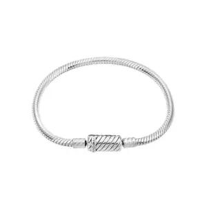 판도라 590122C00 모먼트 마그네틱 클래습 스네이크 체인 실버 팔찌