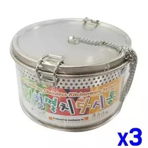 TBZ 스텐 육수통 10x13cm x3개 다시백 육수망 우림망