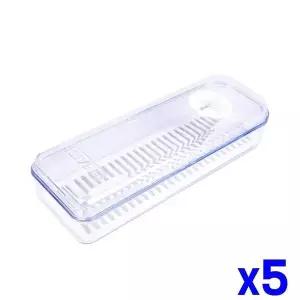 TBZ 투명 수저함 아크릴1호 x5개 수저통 수저케이스