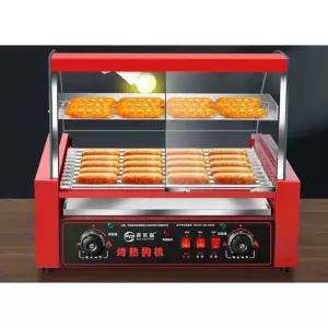 소시지 그릴 핫도그 7롤러모델 쿠커 간식 철판 회전 구이 야시장