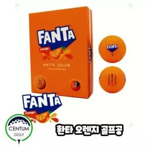 환타 굿즈 매트 오렌지 골프공 12알 1더즌 코카콜라 제작 TA3273444