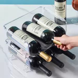 TBZ 와인의정석 투명 1단와인랙 1개