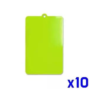 TBZ 컬러 시트 도마 중 250x190x2.5mm x10개 항 균도마