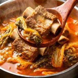 팔도진미 국내산 소갈비 우거지 얼큰 소갈비탕 500gx6팩