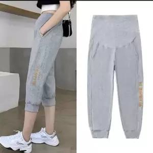 여성용 하계 레깅스 필라테스 임산부 빅사이즈 배트 여임부 봄가을 얇은 ST2