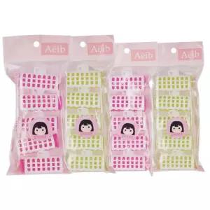 [에스에스_62]엣지 집게 헤어롤 5p(색상랜덤)